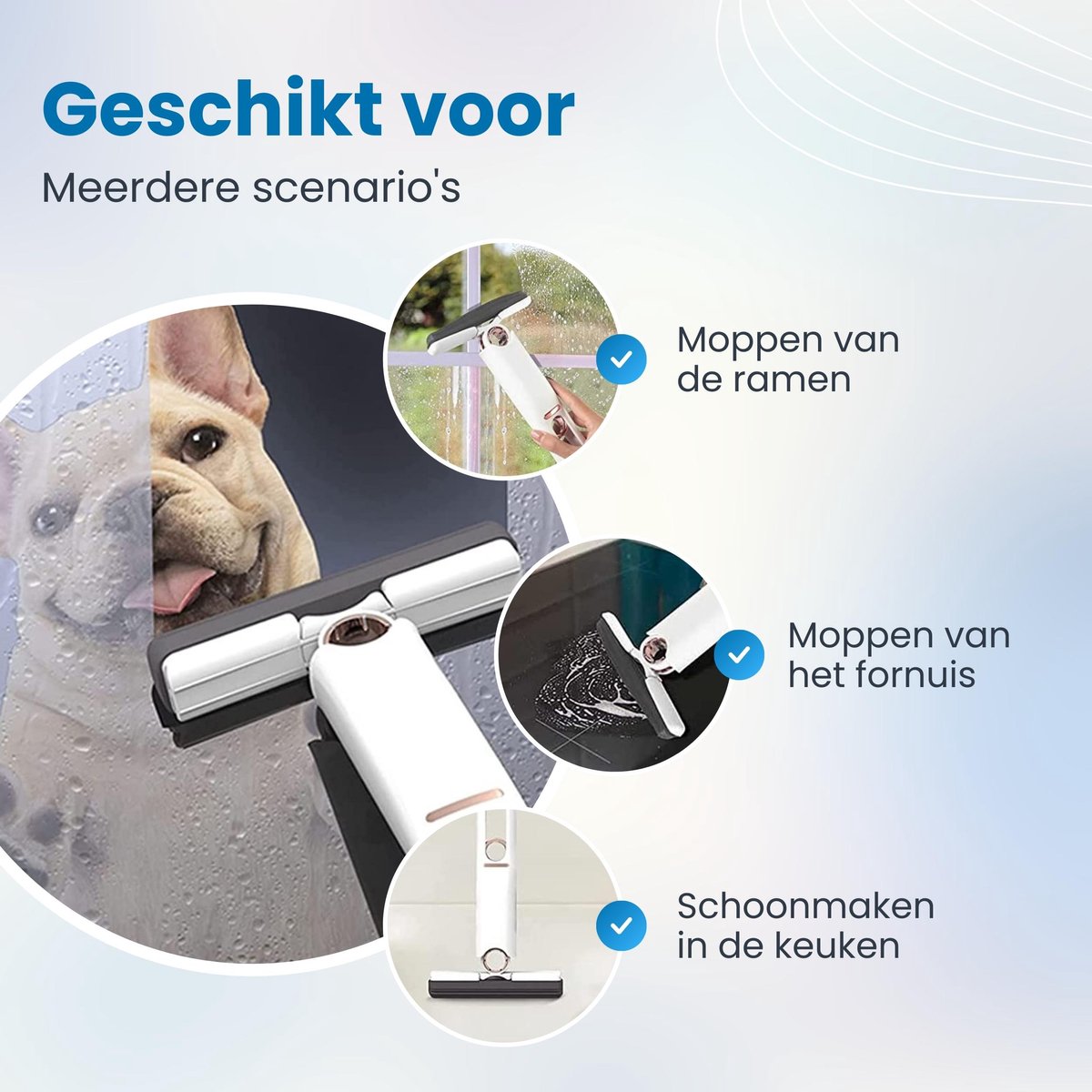 DirtAway Mini Dweil | Voor Alle Kleine Oppervlakten