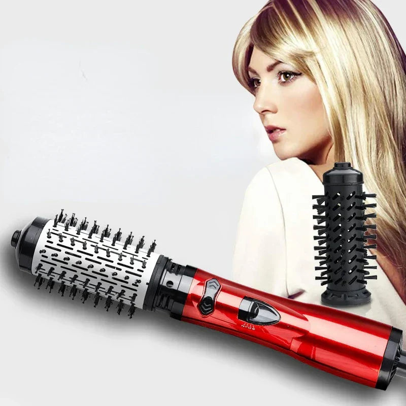 VoluBoost 3-in-1 Hetelucht Styling Borstel| Voor Perfect Haar vol Volume en Glans