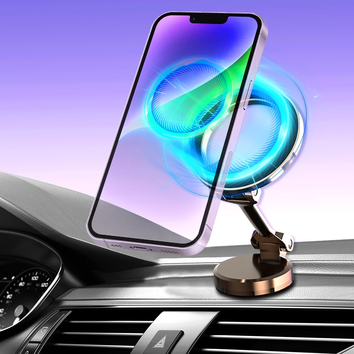 MagGrip Magnetische Telefoonhouder voor MagSafe - De Perfecte Oplossing voor Veilig Rijden!