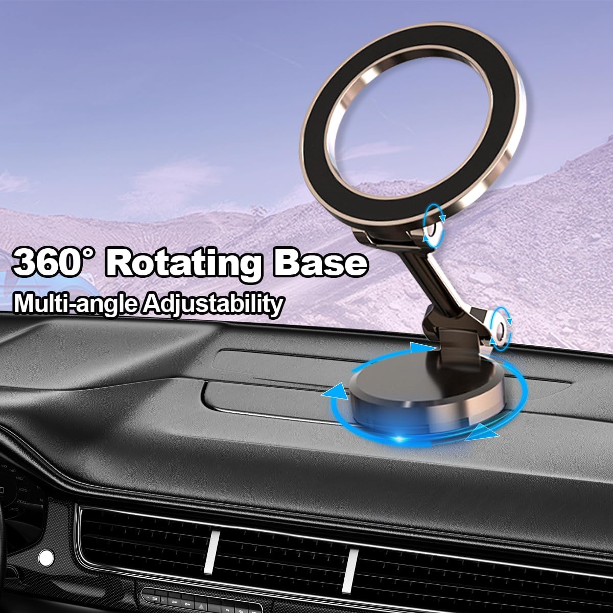 MagGrip Magnetische Telefoonhouder voor MagSafe - De Perfecte Oplossing voor Veilig Rijden!