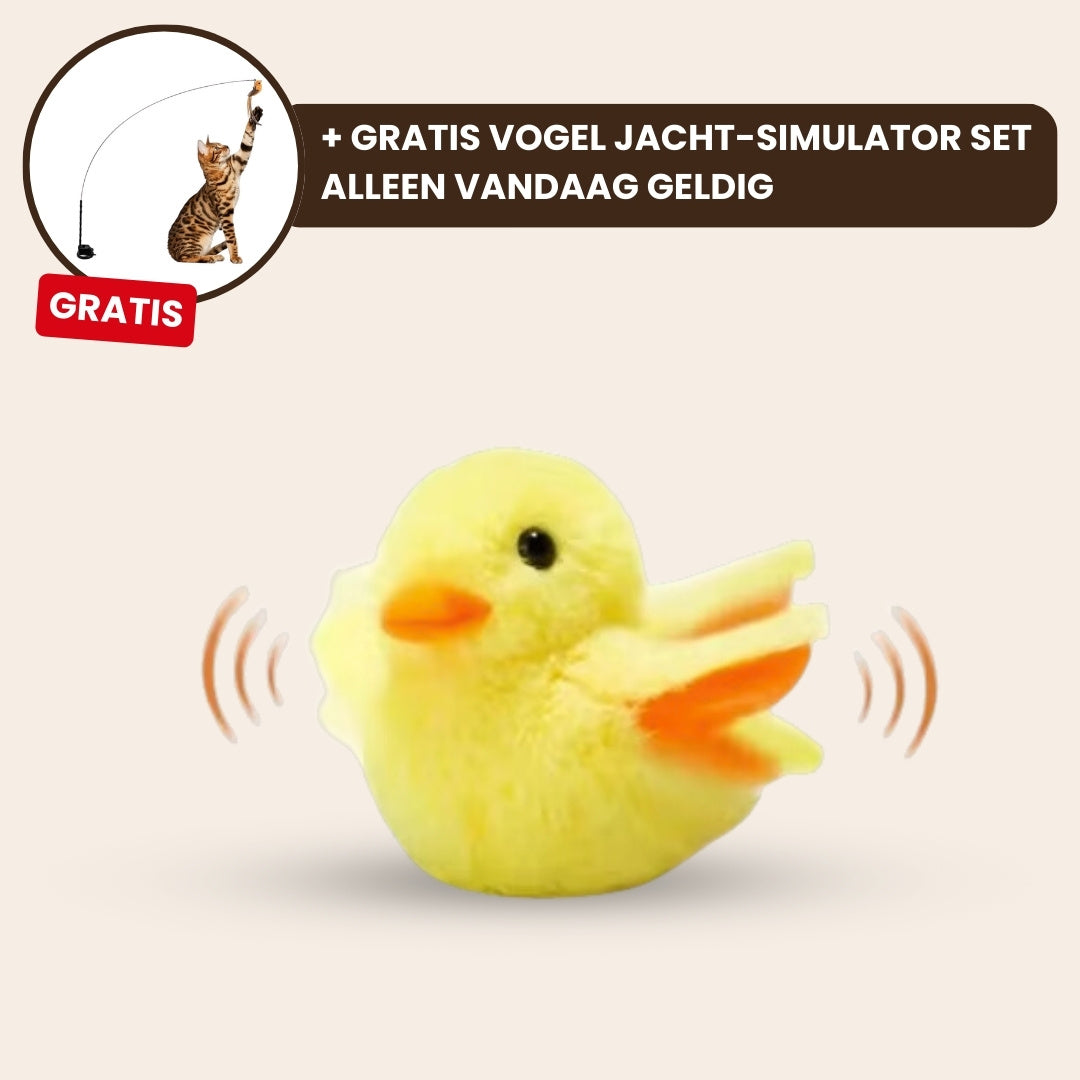 CatChirp Realistische Simulatie Vogel voor Katten - Nooit Meer een Verveelde Kat