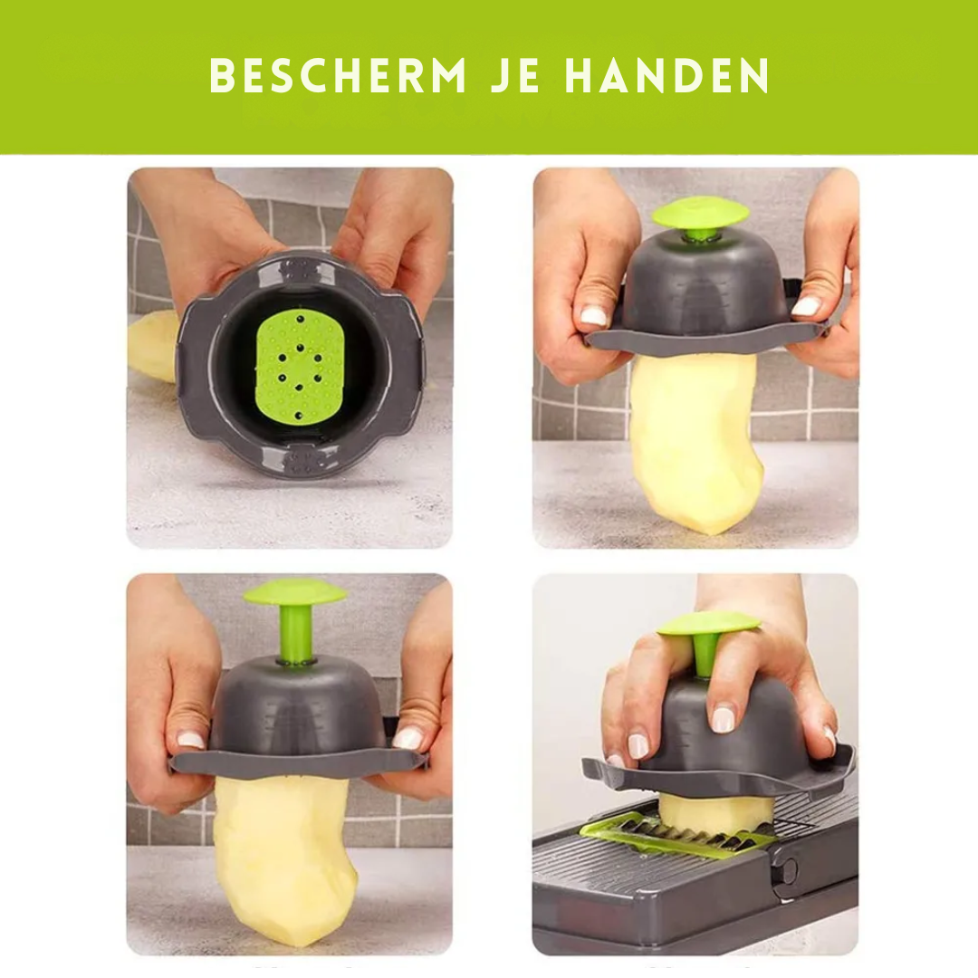 SlicePro | multi-inzetbaar keukenhulpje | efficient de maaltijd voorbereiden