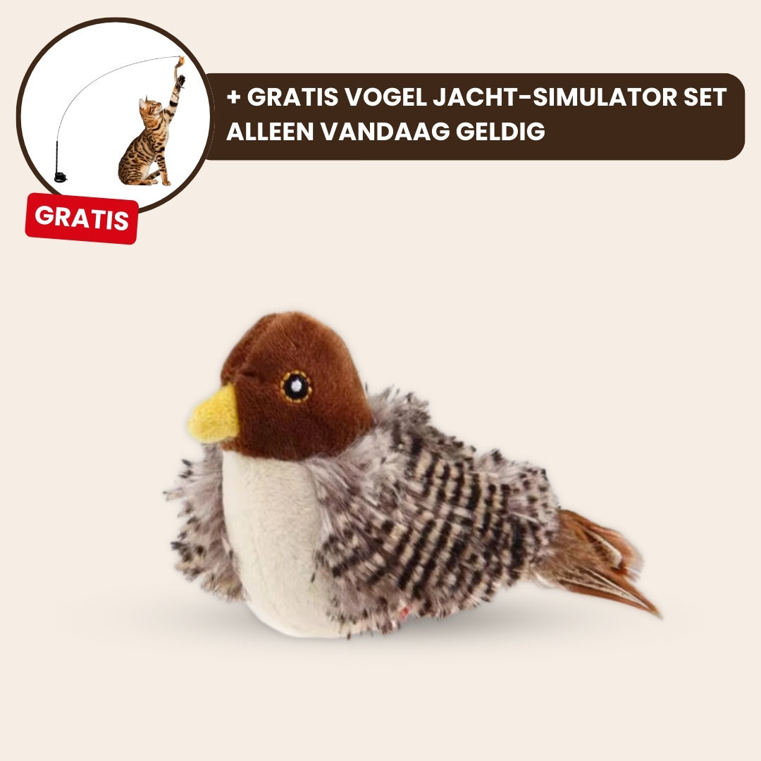 CatChirp Realistische Simulatie Vogel voor Katten - Nooit Meer een Verveelde Kat