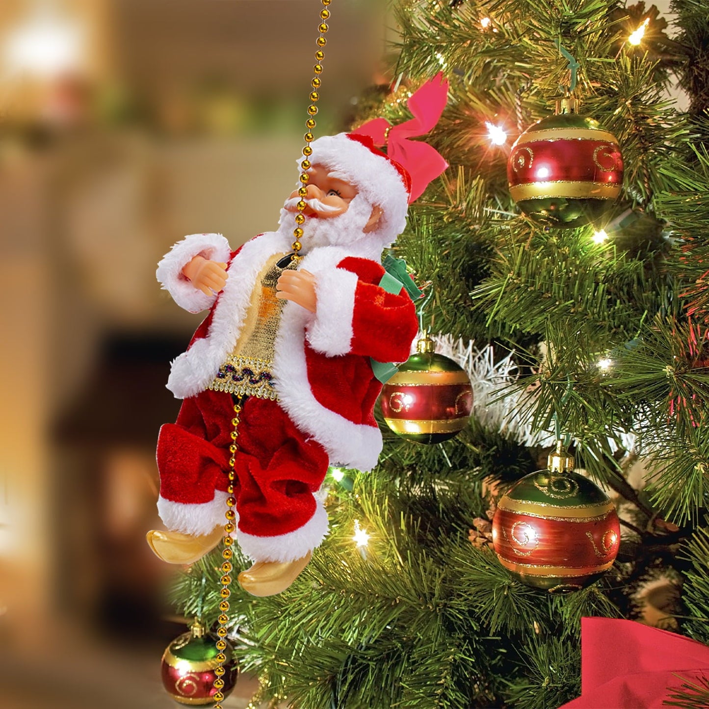 ClimbingSanta Christmas Decoration - Voor kerst pret tijdens de feestdagen