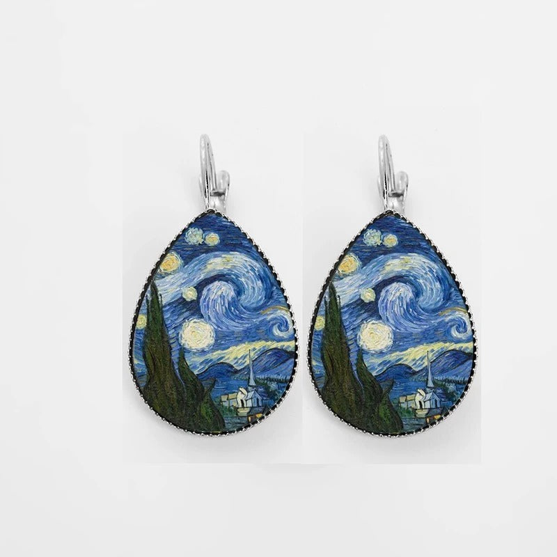 Van Gogh Collectie | Klassieke Oorbellen met Tijdloze Meesterwerken