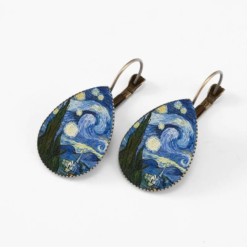 Van Gogh Collectie | Klassieke Oorbellen met Tijdloze Meesterwerken