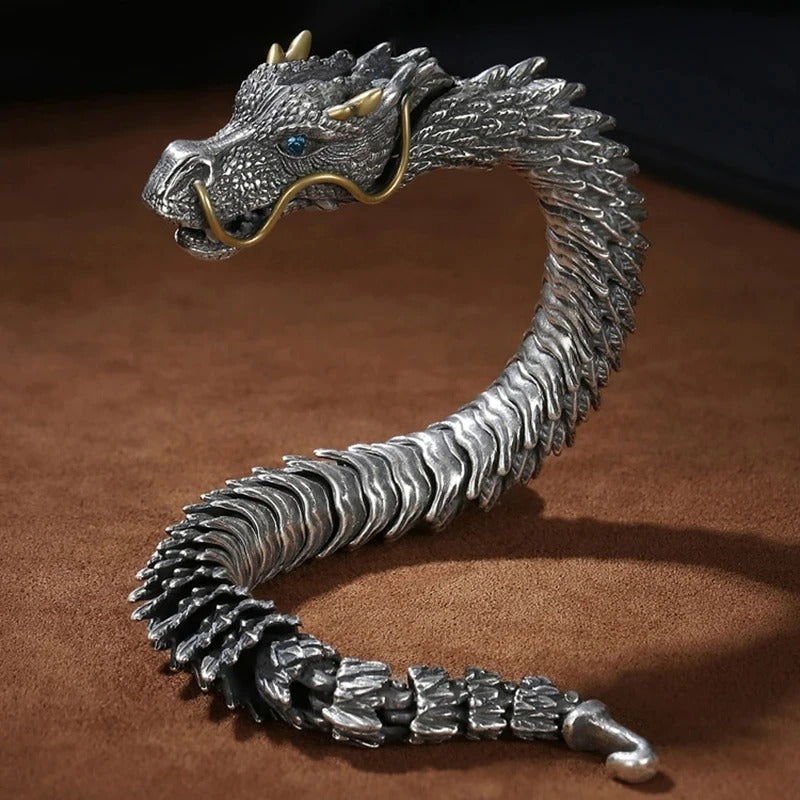 Dragon's Embrace Draak Armband | Voor Kracht en Mystiek