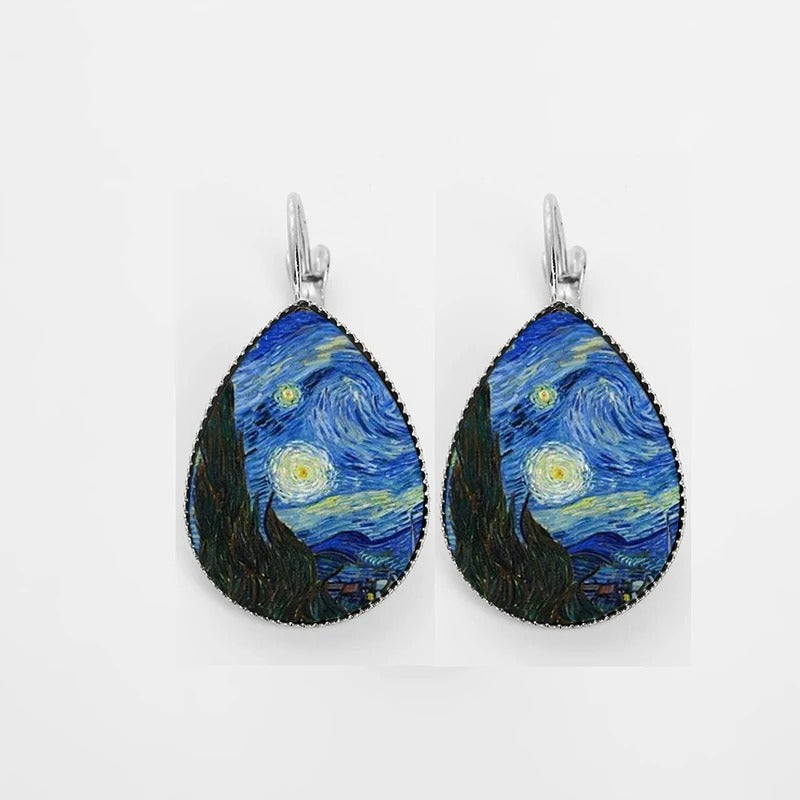 Van Gogh Collectie | Klassieke Oorbellen met Tijdloze Meesterwerken