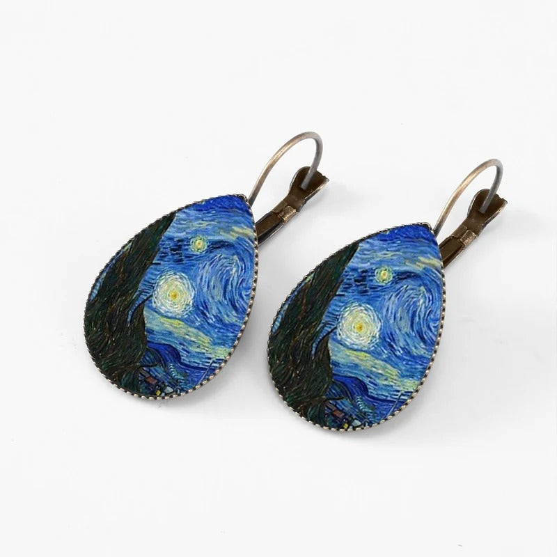 Van Gogh Collectie | Klassieke Oorbellen met Tijdloze Meesterwerken