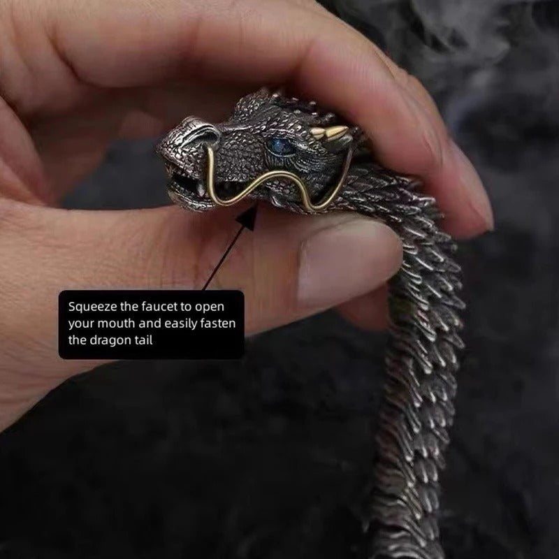 Dragon's Embrace Draak Armband | Voor Kracht en Mystiek