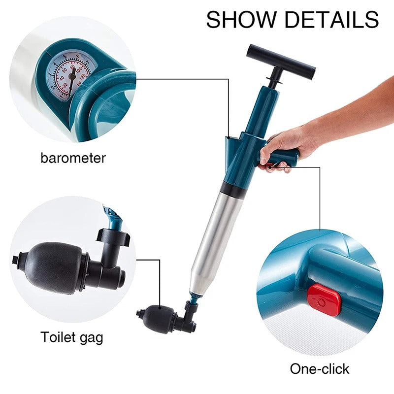 RapidFlush Pro Luchtdruk Ontstopper | Verhelpt Echt Alle Afvoerverstoppingen!