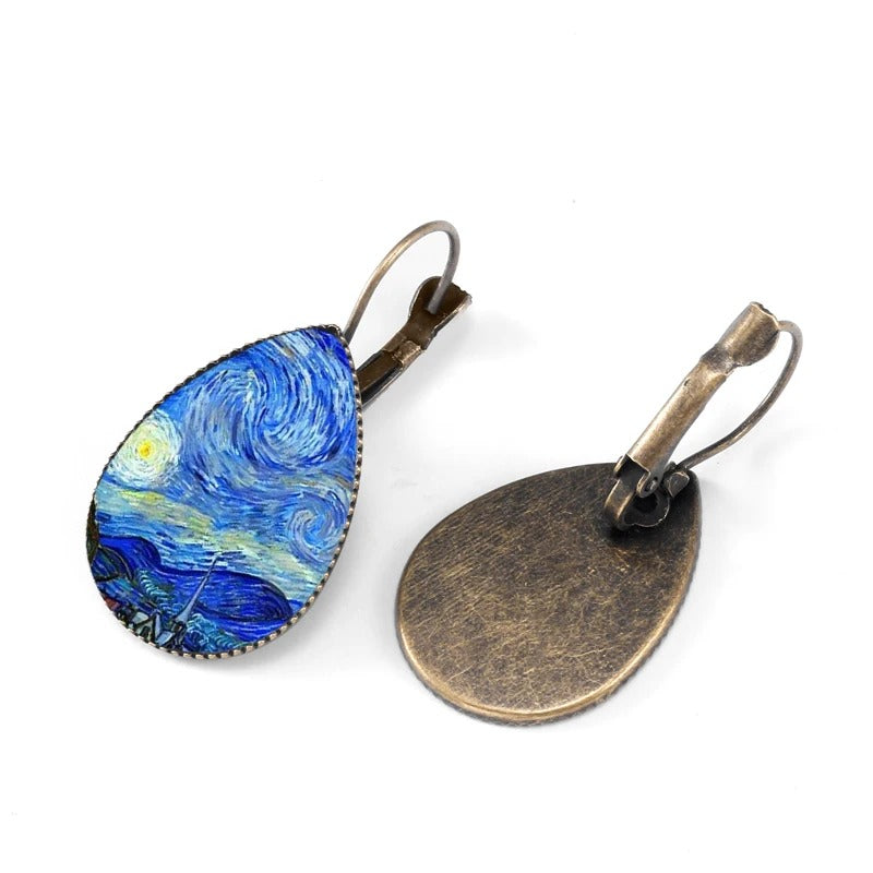 Van Gogh Collectie | Klassieke Oorbellen met Tijdloze Meesterwerken