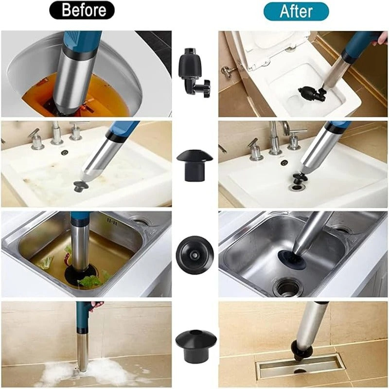 RapidFlush Pro Luchtdruk Ontstopper | Verhelpt Echt Alle Afvoerverstoppingen!