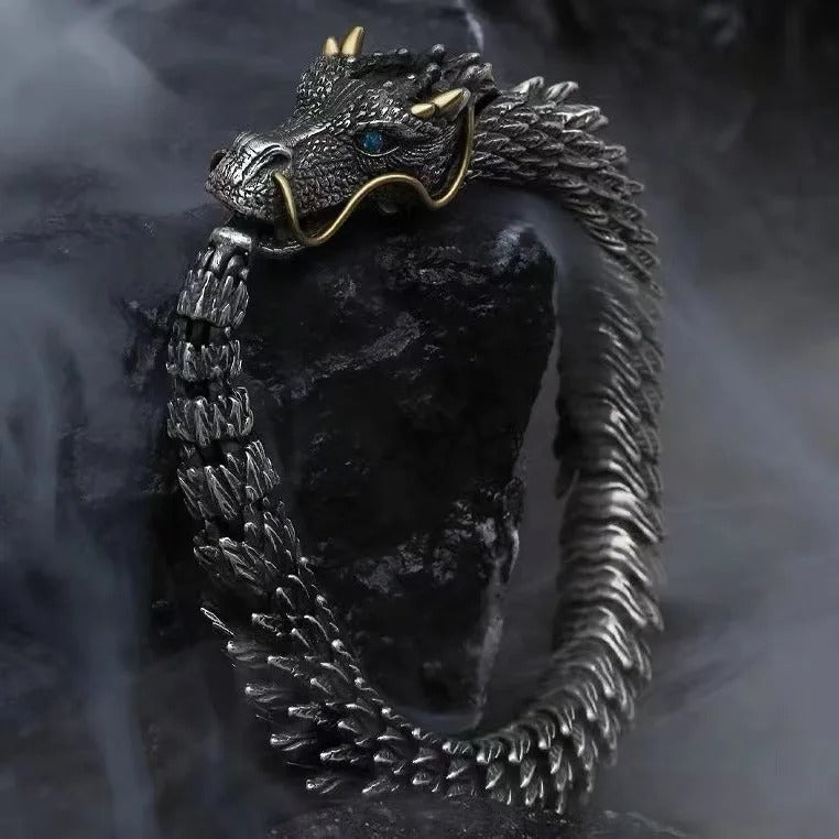 Dragon's Embrace Draak Armband | Voor Kracht en Mystiek