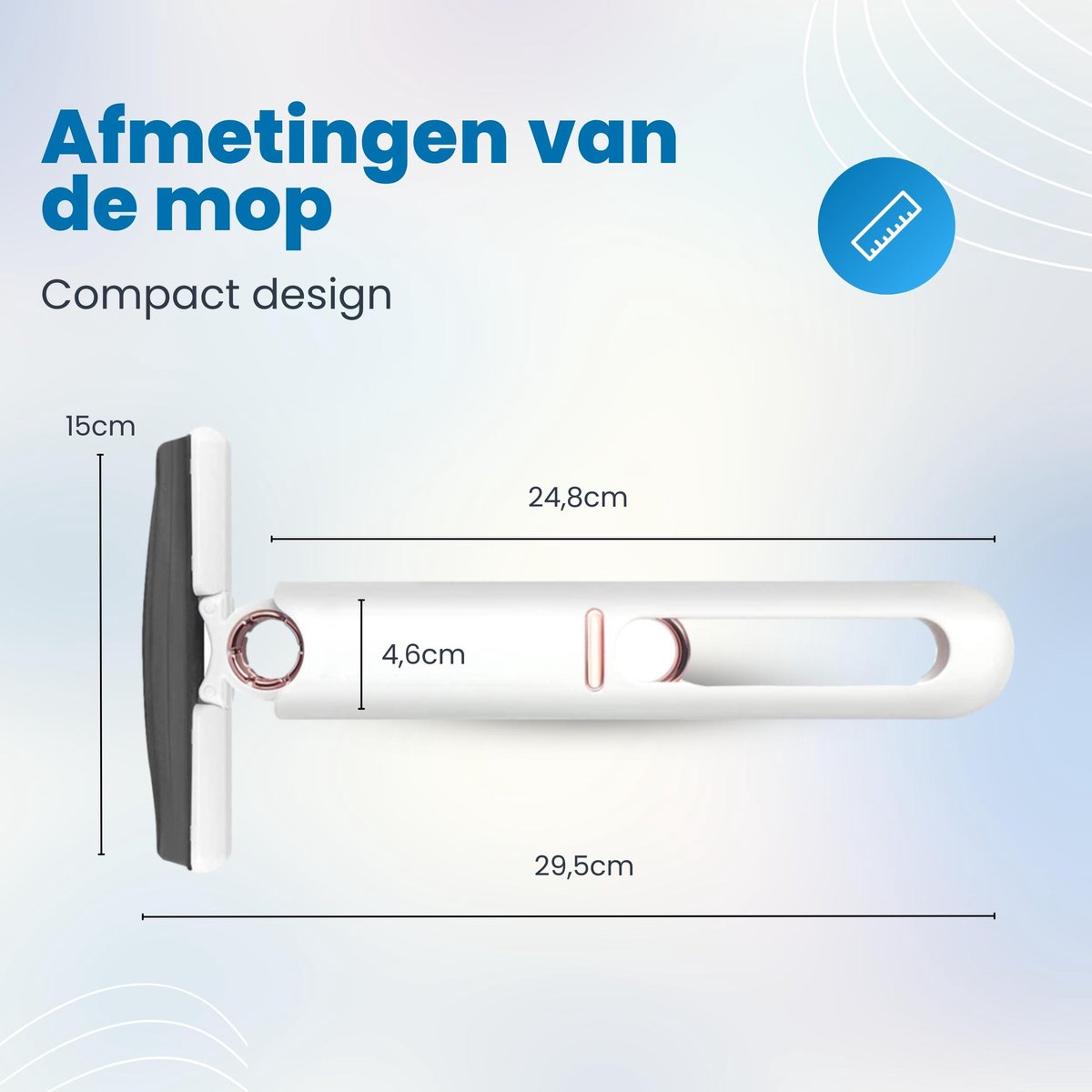 DirtAway Mini Dweil | Voor Alle Kleine Oppervlakten