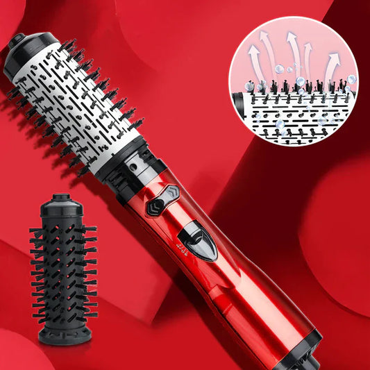 VoluBoost 3-in-1 Hetelucht Styling Borstel| Voor Perfect Haar vol Volume en Glans