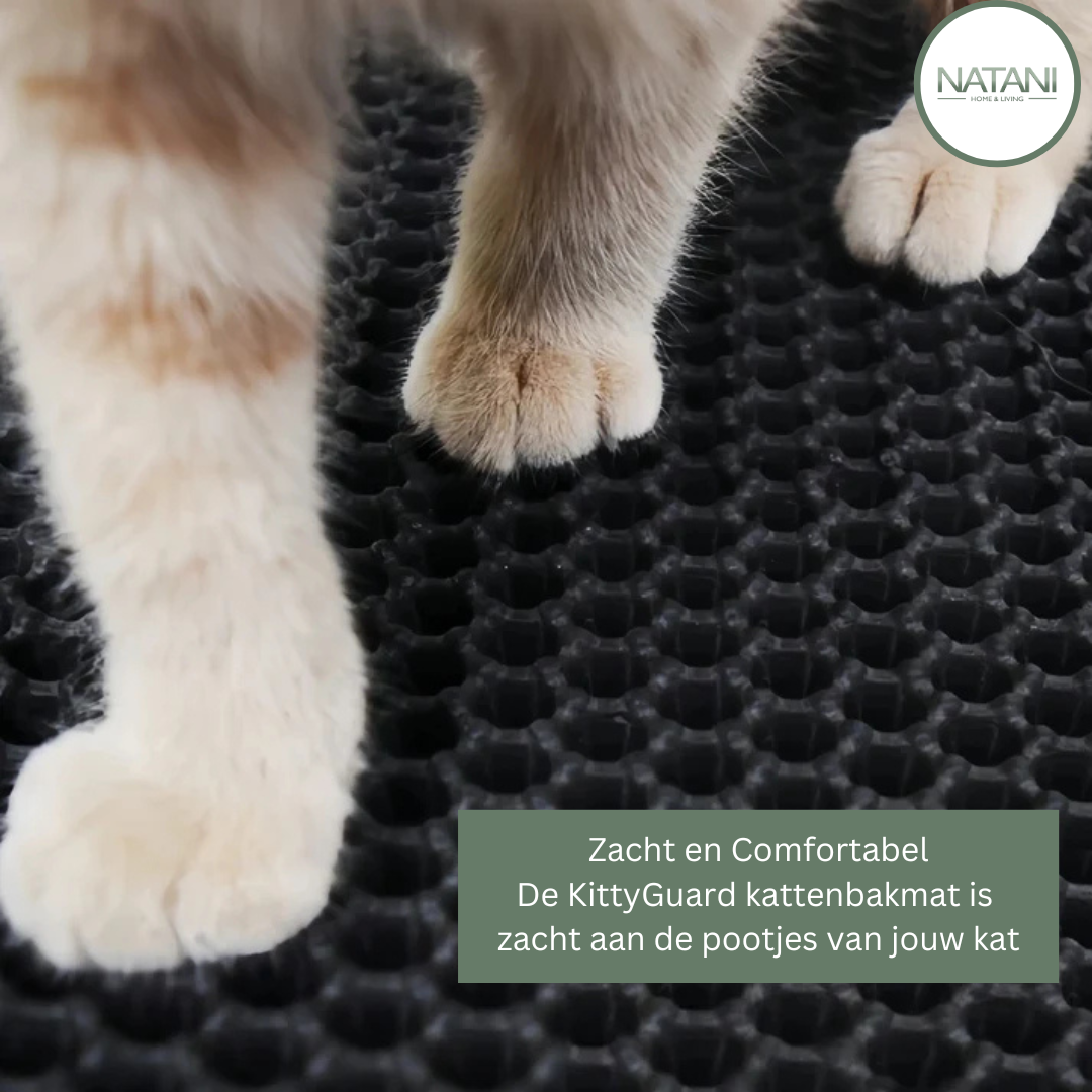 KittyGuard Kattenbakmat - voor een schone en frisse leefruimte