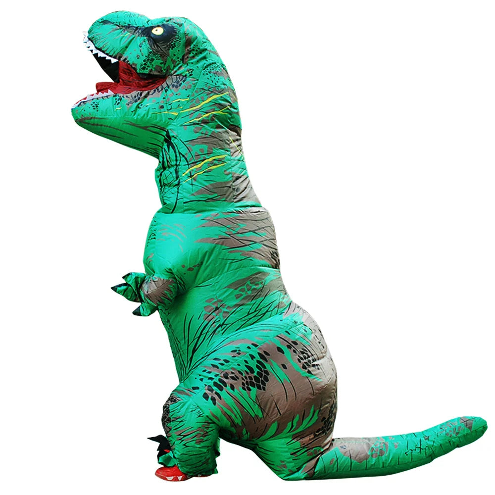 YamaDino | Opblaasbaar Dino Kostuum- Nummer 1 Halloween Kostuum