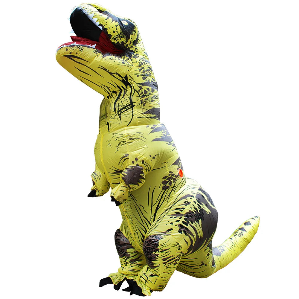 YamaDino | Opblaasbaar Dino Kostuum- Nummer 1 Halloween Kostuum
