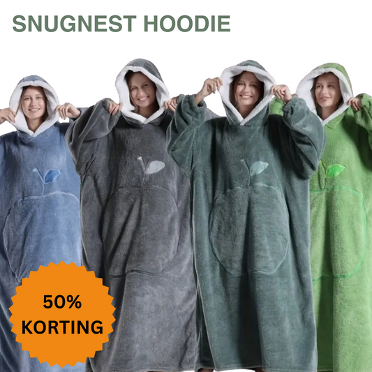 SnugNest Long Oversized Hoodie - Houd Jezelf Warm Deze Winter