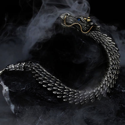 Dragon's Embrace Draak Armband | Voor Kracht en Mystiek
