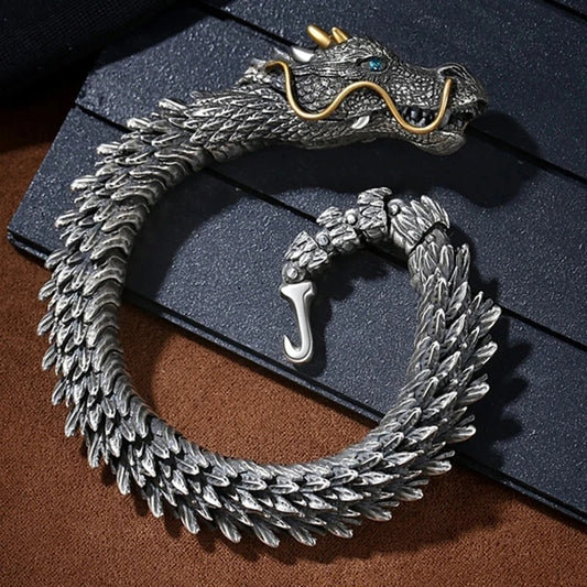 Dragon's Embrace Draak Armband | Voor Kracht en Mystiek