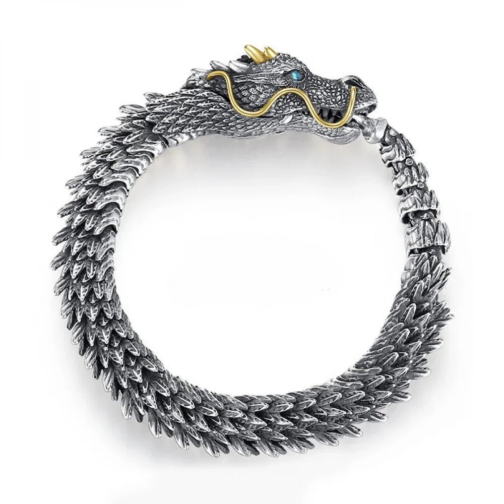 Dragon's Embrace Draak Armband | Voor Kracht en Mystiek