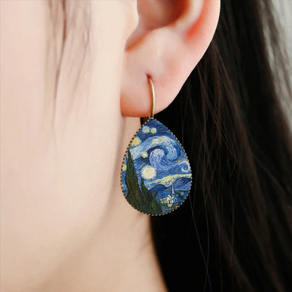 Van Gogh Collectie | Klassieke Oorbellen met Tijdloze Meesterwerken